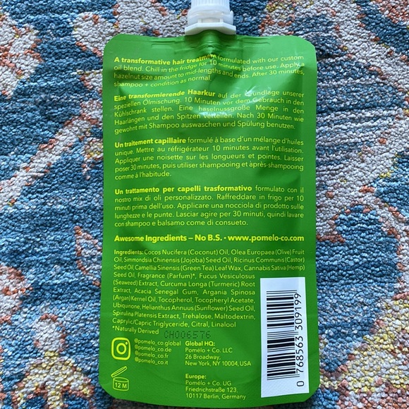 Pomelo Hair Pomelo Co Matcha Magic Hair Mask Poshmark